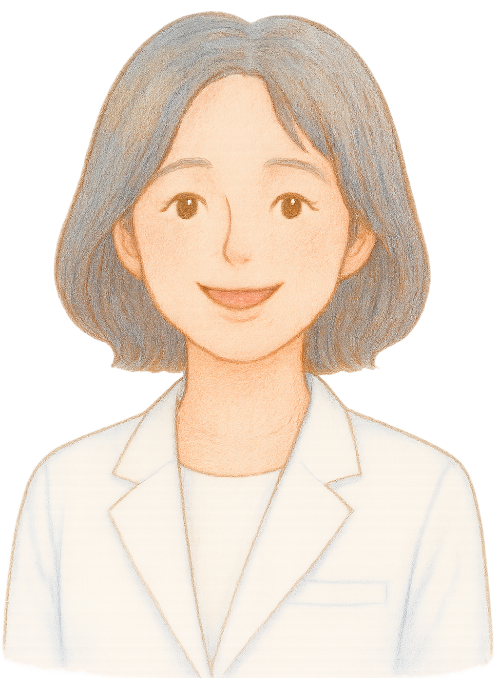小児科医 田村幸子先生のイラスト