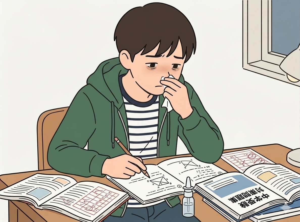 中学受験・高校受験・大学受験を控えている方はその年の花粉シーズンより一年早くスタートしましょう。